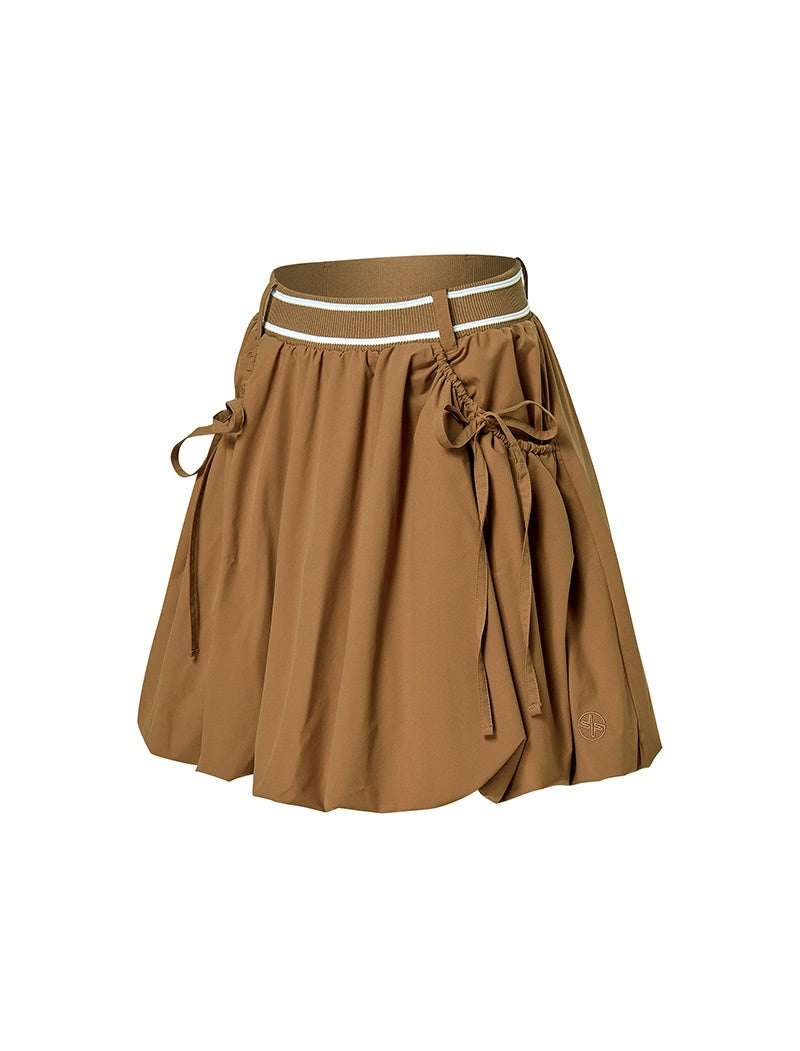 Balloon側邊蝴蝶結短裙｜共3色｜XFK3RK1202