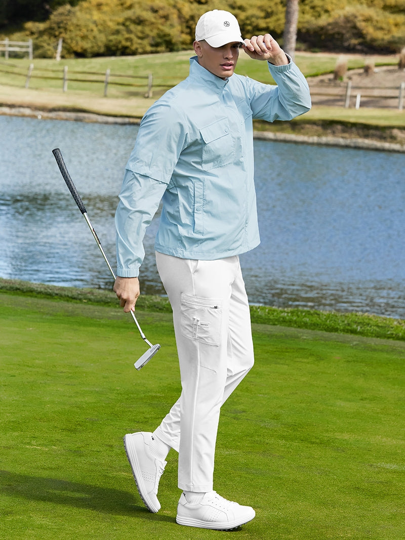 工裝口袋彈力腰帶錐形褲｜共3色｜XMK1PP1201