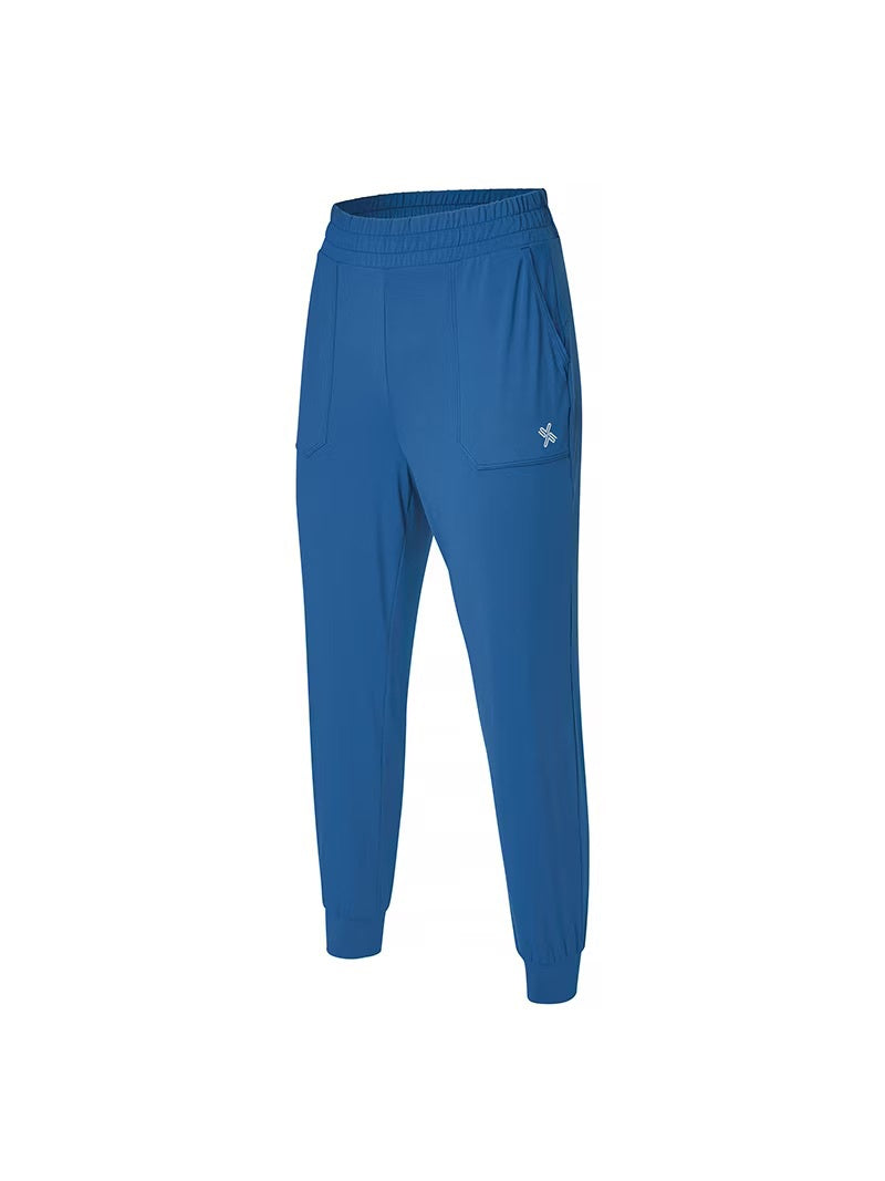 涼感羽毛鬆緊束口褲｜共19色｜XP9208G