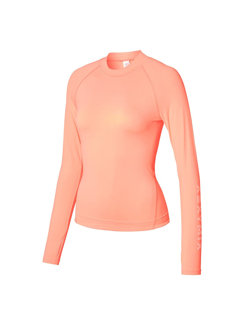 夏日微風修身防曬長袖泳裝上衣（共5色）XSFRT01J2