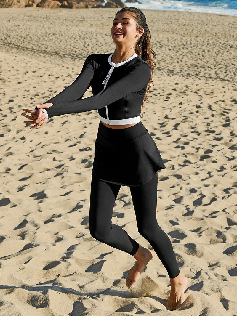 夏日微風撞色短版拉鍊外套｜共5色｜XSFRZ20J2