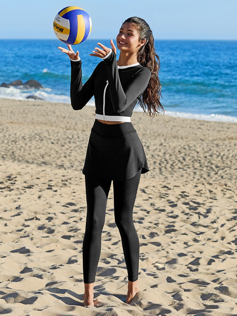 夏日微風撞色短版拉鍊外套｜共5色｜XSFRZ20J2