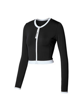 夏日微風撞色短版拉鍊外套｜共5色｜XSFRZ20J2