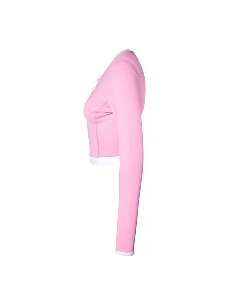 夏日微風撞色短版拉鍊外套｜共5色｜XSFRZ20J2