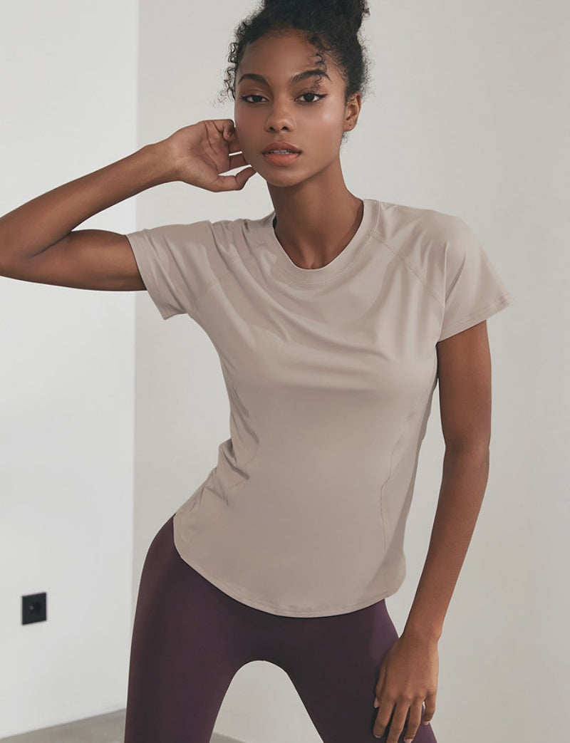 Ice Feather 短袖修身上衣｜共20色｜XT4108E