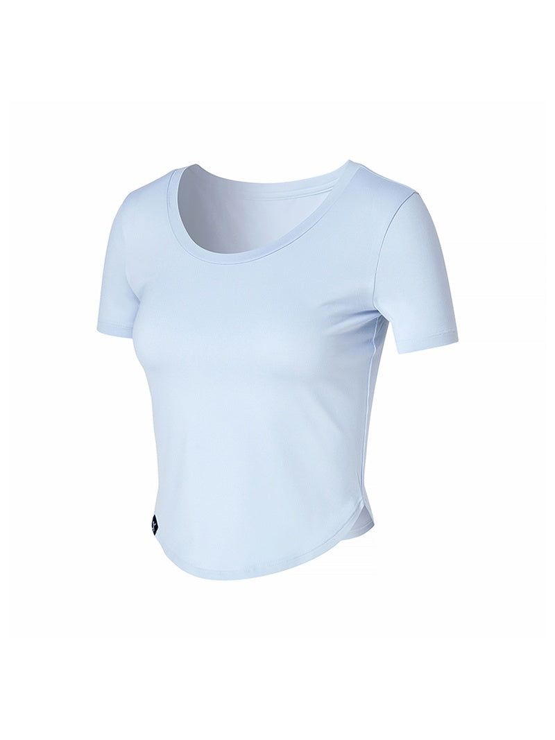 XELLA™ Light 圓弧短版短袖上衣｜共19色｜XT4355G