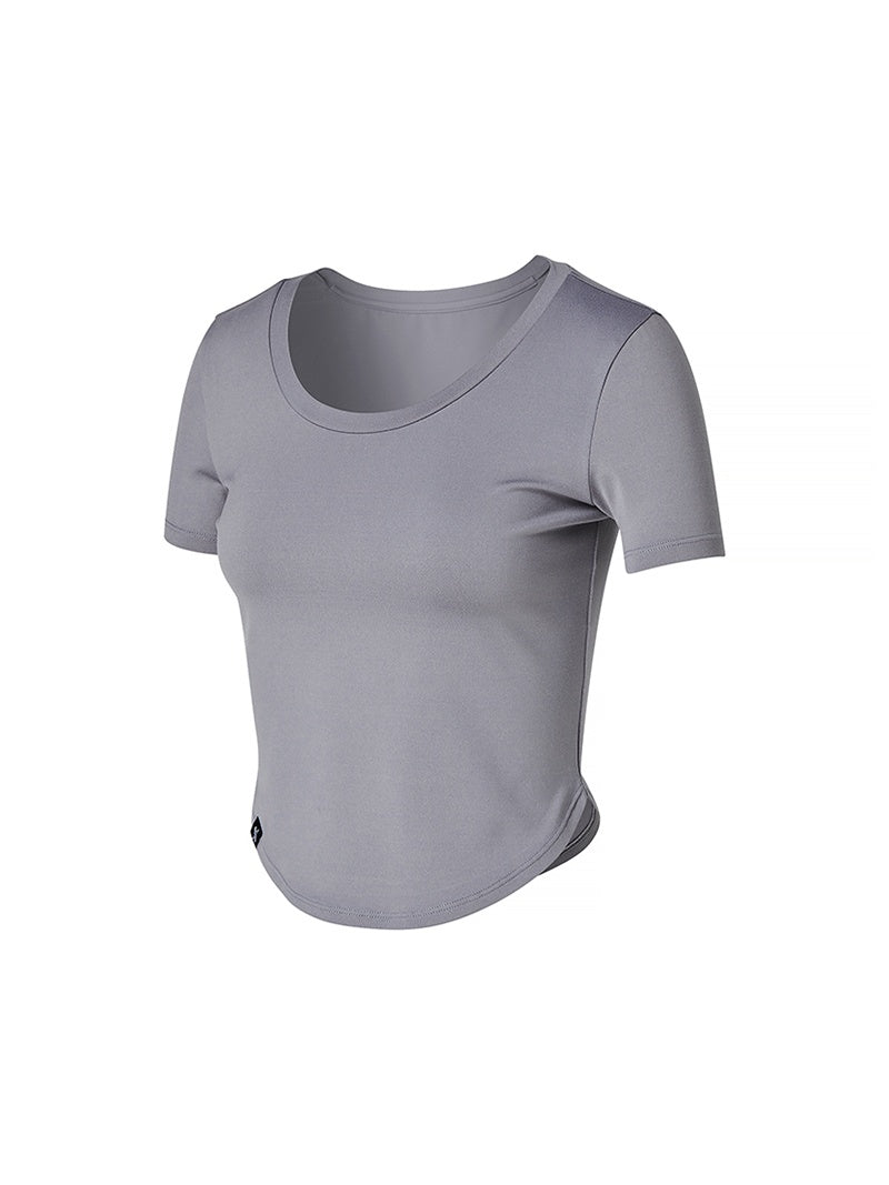 XELLA™ Light 圓弧短版短袖上衣｜共19色｜XT4355G