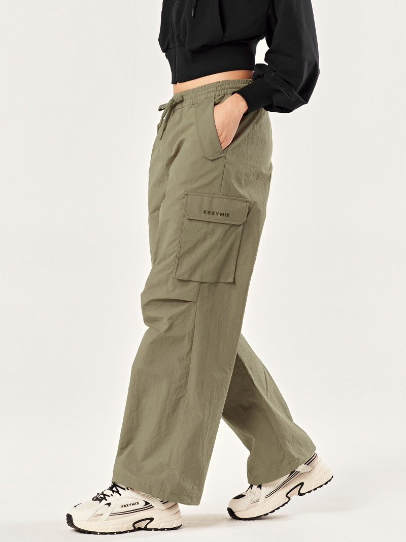 街頭工裝風格束口兩穿寬褲｜共3色｜XTFTP04J1