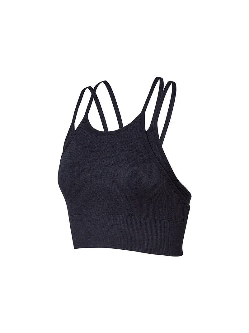 雙肩帶無縫美背短版背心上衣｜共5色｜XWFBR05J1