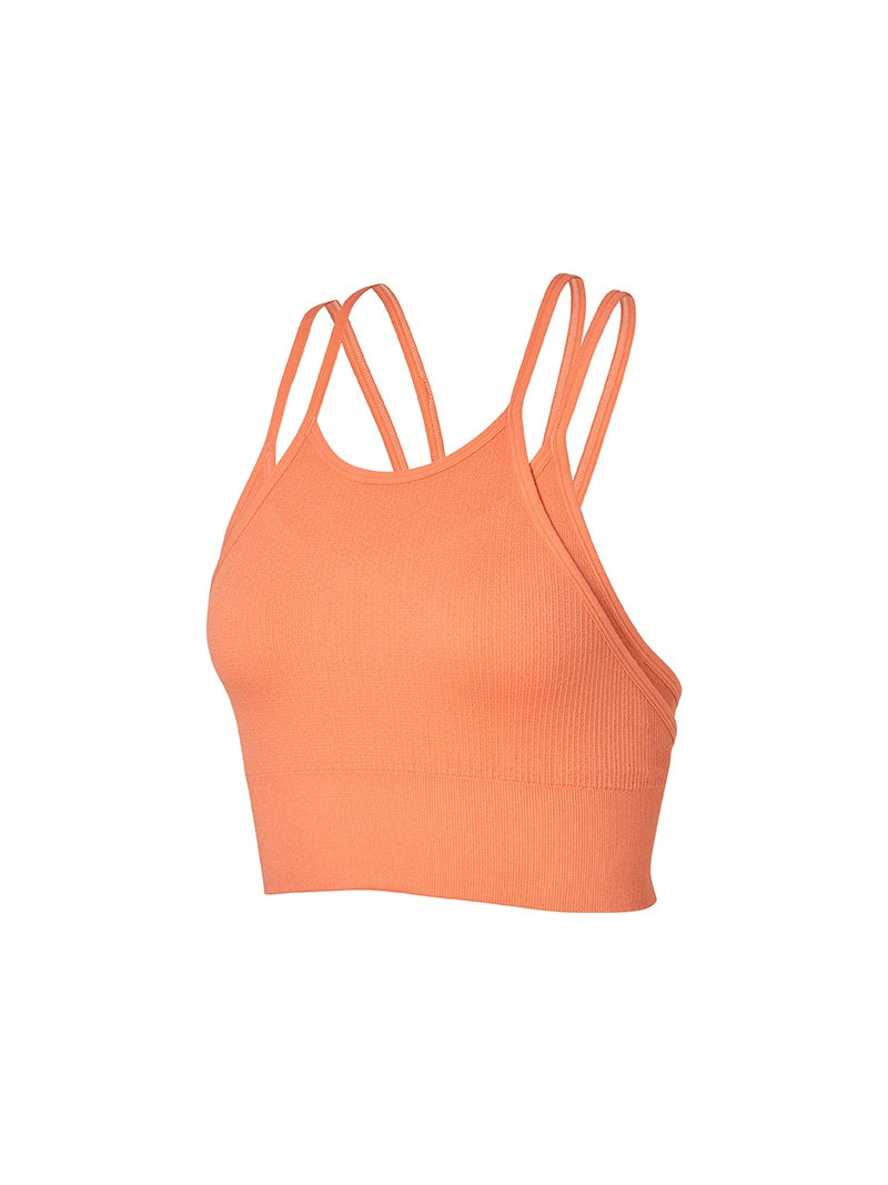 雙肩帶無縫美背短版背心上衣｜共5色｜XWFBR05J1