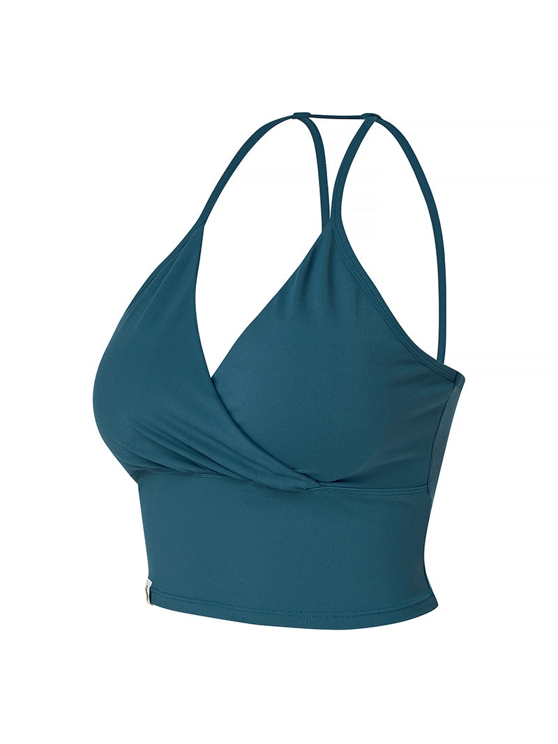 V領繞脖設計瑜伽風格背心上衣｜共4色｜XWFBR06H2