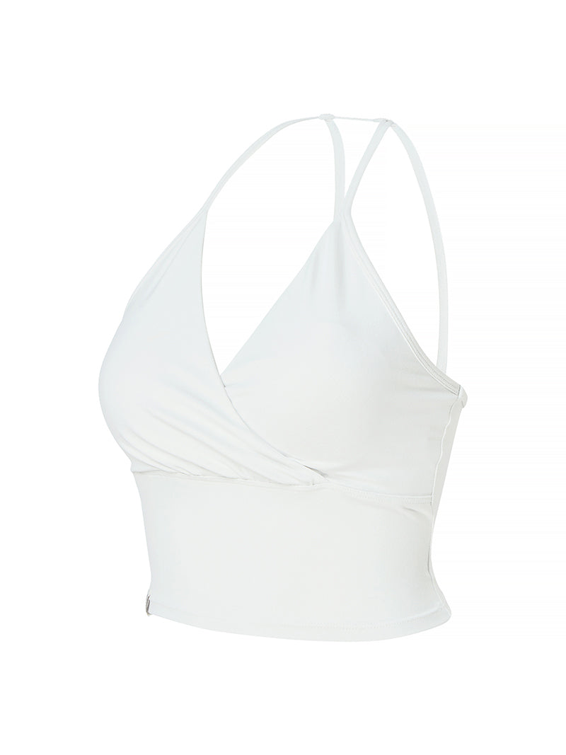 V領繞脖設計瑜伽風格背心上衣｜共4色｜XWFBR06H2