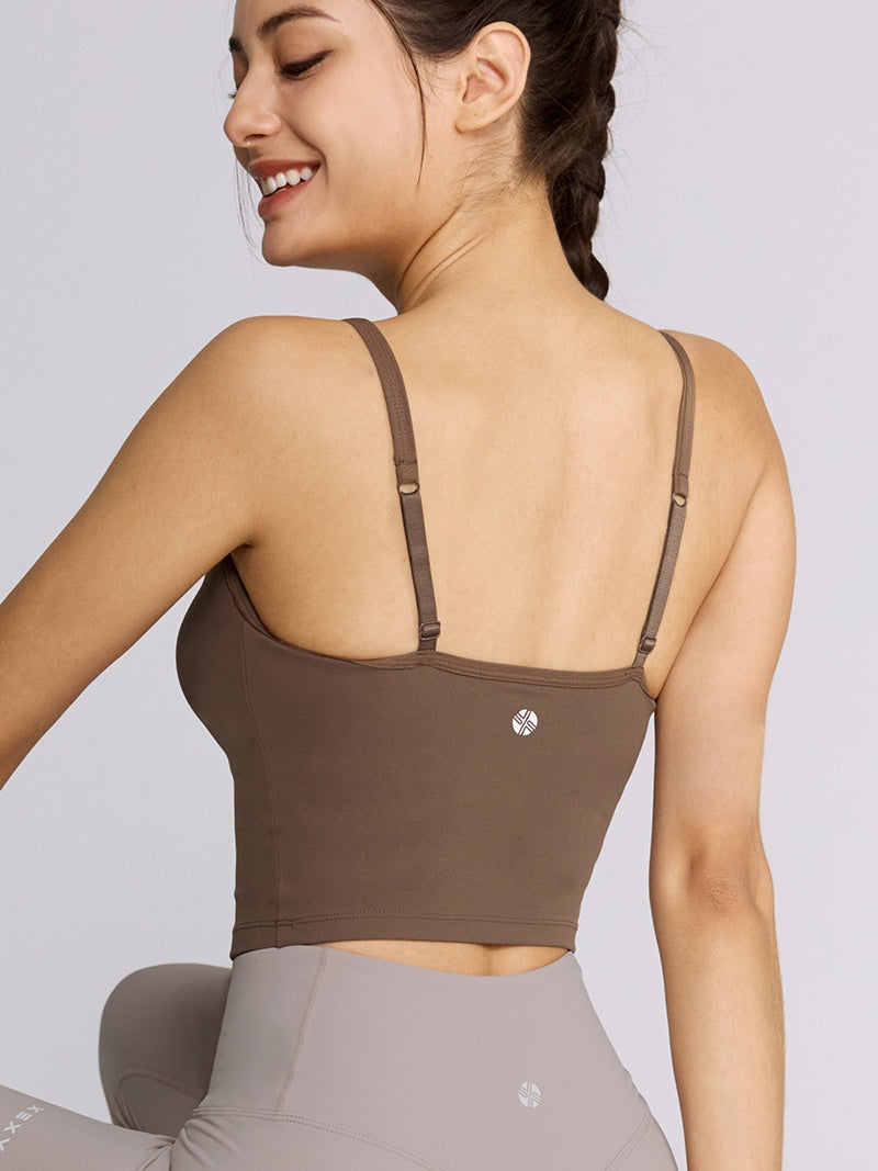 黑標BREATHE桃心領細肩帶背心上衣｜共4色｜XWFBR08J1