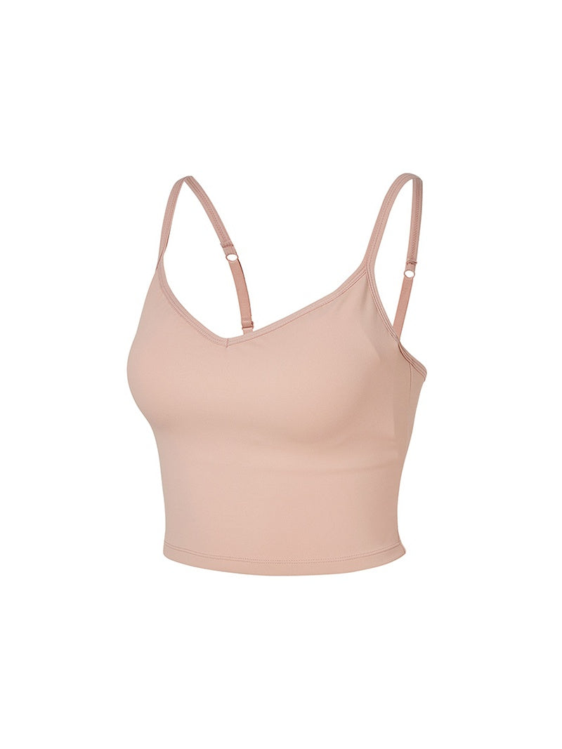 黑標BREATHE桃心領細肩帶背心上衣｜共4色｜XWFBR08J1