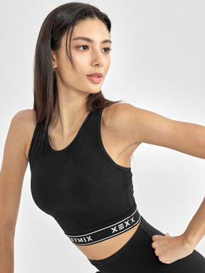 黑標360N 文字標誌短版背心上衣｜共4色｜XWFBR10H2
