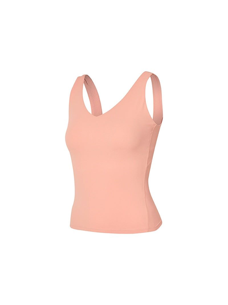 黑標BREATHE柔美V領長版背心上衣｜共4色｜XWFBR20J3