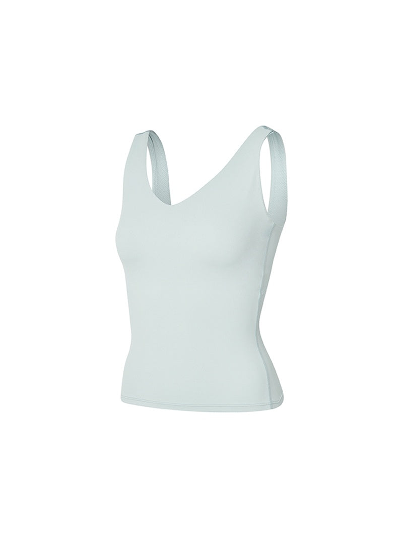 黑標BREATHE柔美V領長版背心上衣｜共4色｜XWFBR20J3