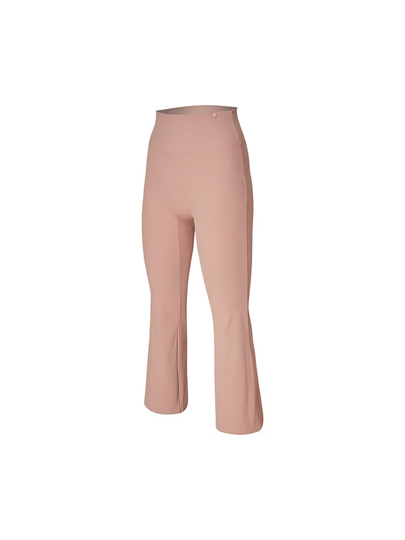 舒適彈力羅紋靴型喇叭褲｜共4色｜XWFLG10J3