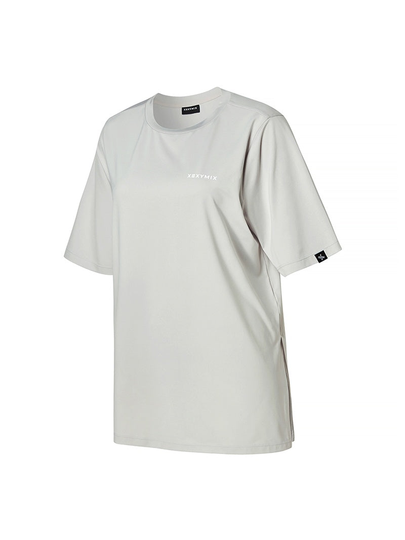 酷涼輕盈 Over-fit 開衩綁結短袖上衣｜共6色｜XWFST01J2