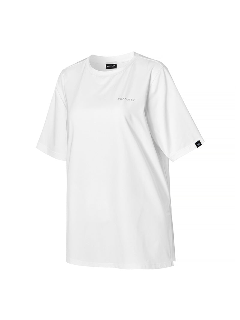 酷涼輕盈 Over-fit 開衩綁結短袖上衣｜共6色｜XWFST01J2