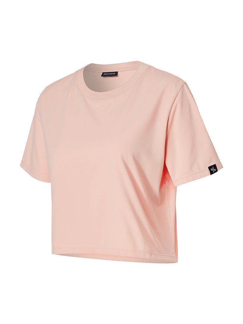 柔軟彈力短版短袖上衣｜共6色｜XWFST04H2