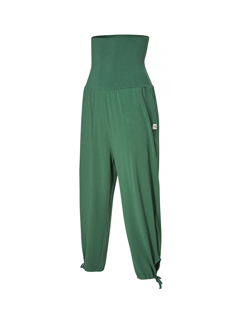 高腰側開衩哈倫慢跑綁帶束口褲｜共5色｜XWFTP05H3