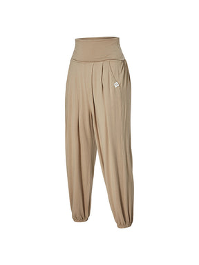 高腰褶線哈倫慢跑束口褲｜共4色｜XWFTP06H3