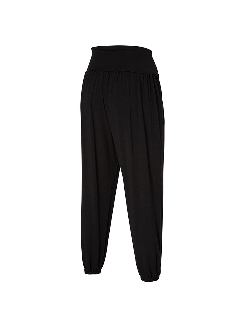 高腰褶線哈倫慢跑束口褲｜共4色｜XWFTP06H3