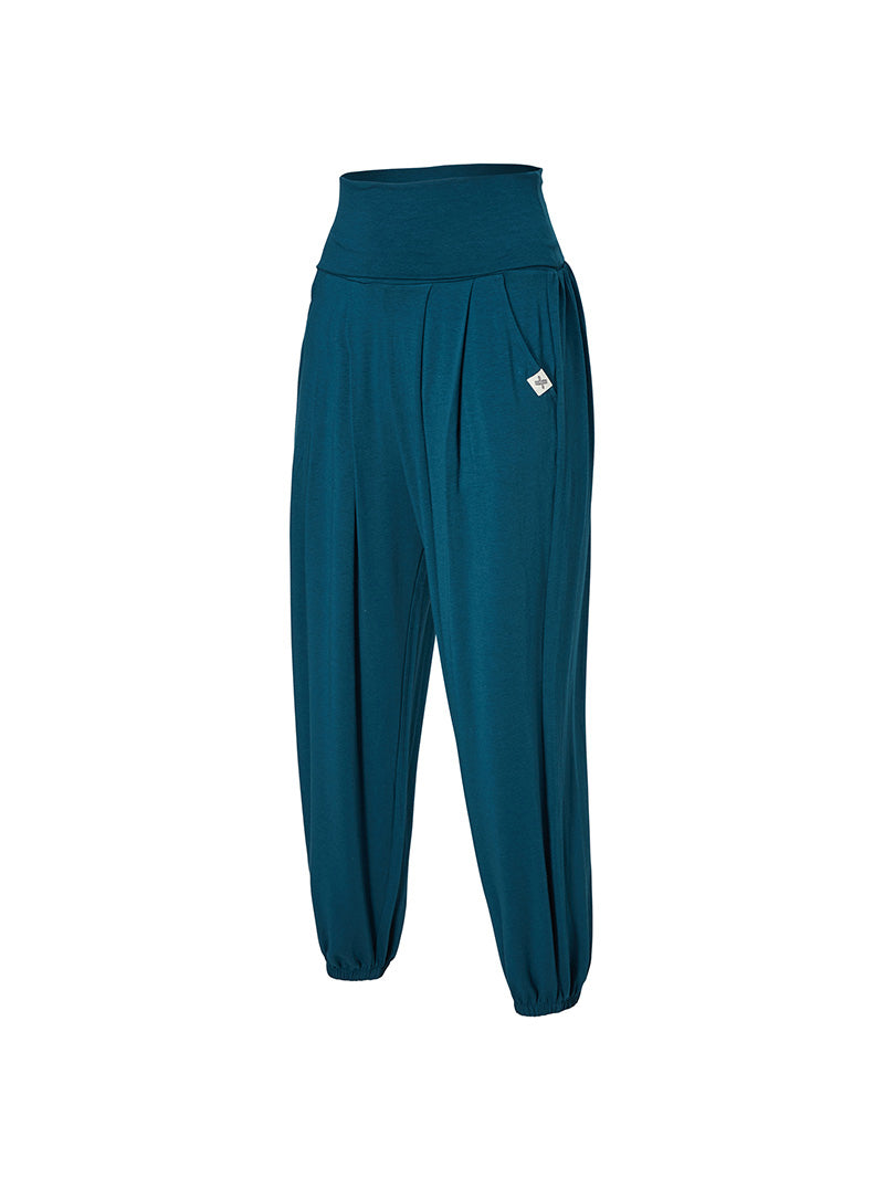 高腰褶線哈倫慢跑束口褲｜共4色｜XWFTP06H3